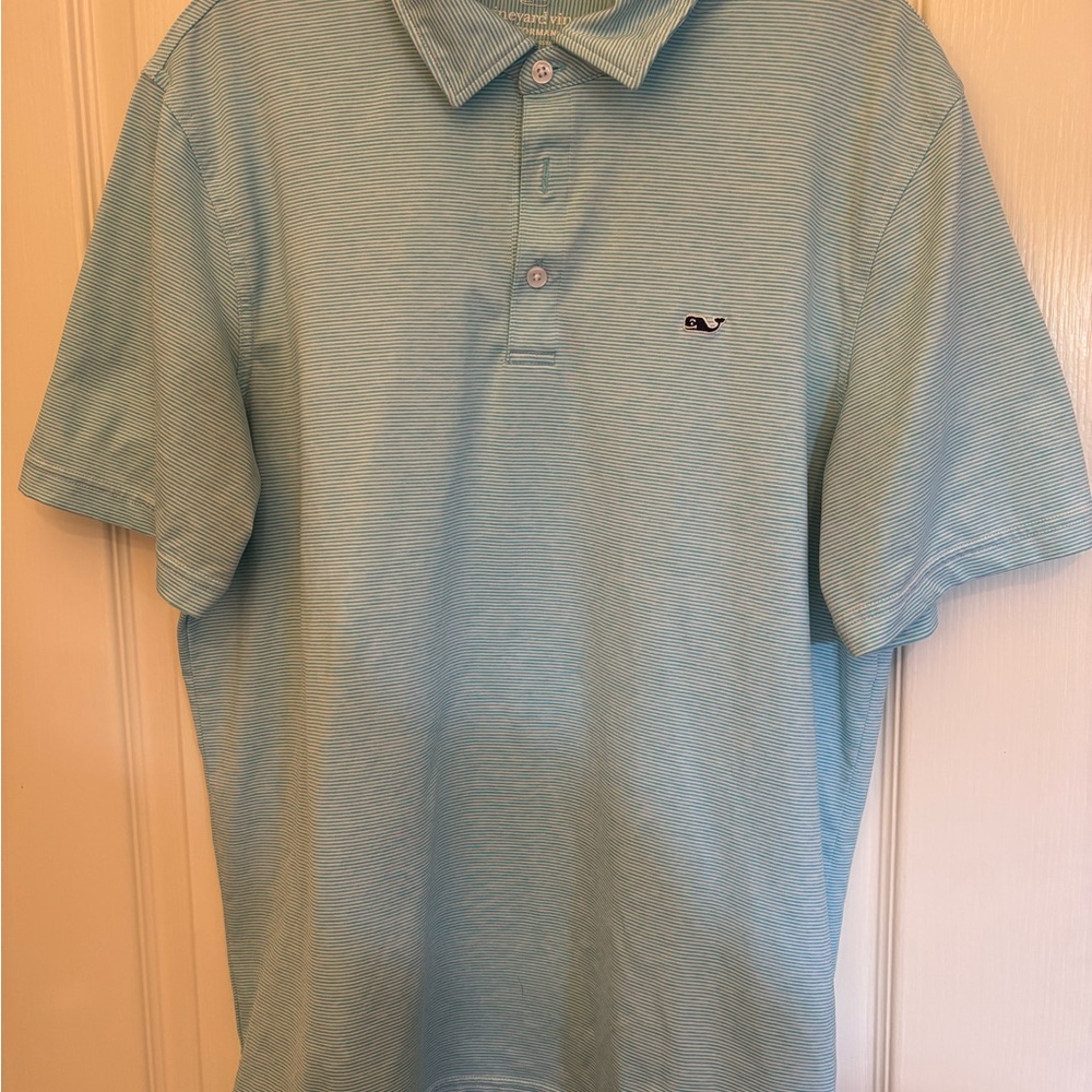 Vineyard Vines Blue Polo Shirt Classic Style